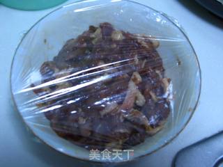 青椒肉丝面的做法步骤:4