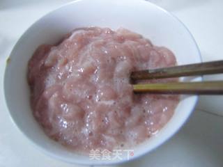 鲜菇肉丝茄汁面的做法步骤:2