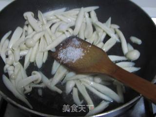 鲜菇肉丝茄汁面的做法步骤:8