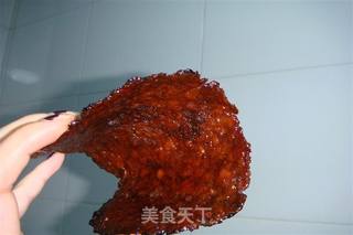 蜜汁黑椒猪肉脯的做法步骤:6