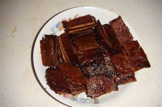 蜜汁黑椒猪肉脯的做法步骤:7