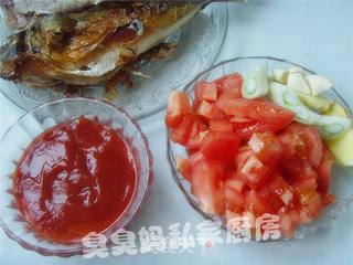 茄汁鲅鱼的做法步骤:4