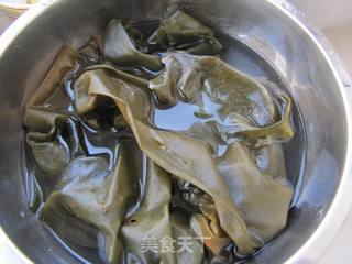 海带豆干炖烤鸭的做法步骤:3