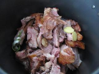 海带豆干炖烤鸭的做法步骤:5