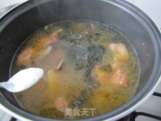 海带豆干炖烤鸭的做法步骤:10