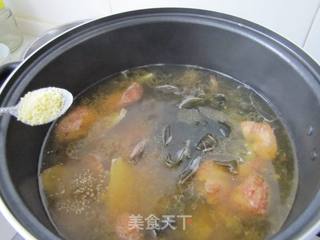 海带豆干炖烤鸭的做法步骤:11