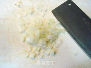 一款意大利饭食“香菇鸡肉炒饭”的做法步骤:2