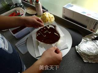 可可提拉米苏蛋糕制作全过程（图）的做法步骤：15