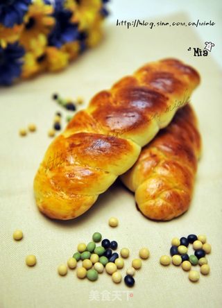 豆浆辫子面包的做法步骤:13