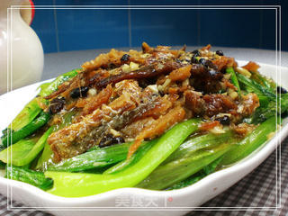 豆豉鲮鱼油麦菜的做法步骤:6