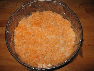 不用烤箱的寿司蛋糕的做法步骤：10