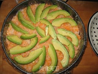 不用烤箱的寿司蛋糕的做法步骤：13