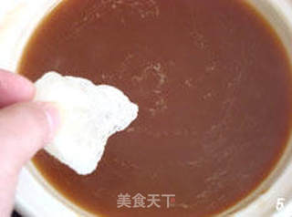 阿胶鸡蛋糖水的做法步骤:5