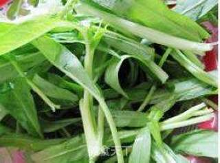 黄鳝炒空心菜的做法步骤：4