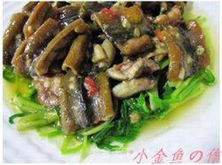 黄鳝炒空心菜的做法步骤：9