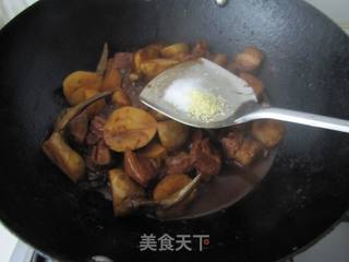 茨 菇 烧 肉的做法步骤:11