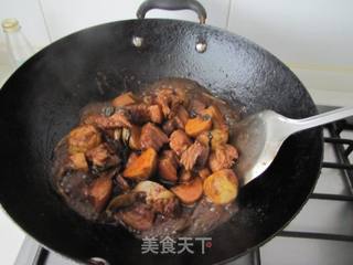 茨 菇 烧 肉的做法步骤:12