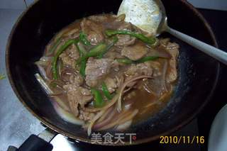 《蚝油牛肉》+《大米饭》=《蚝油牛肉盖浇饭》的做法步骤：13