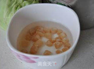 干贝苞菜猪肉饺子的做法步骤:2