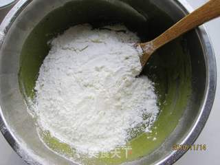 抹茶芝麻小饼的做法步骤:4