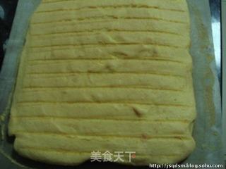 南瓜蛋糕卷的做法步骤:9