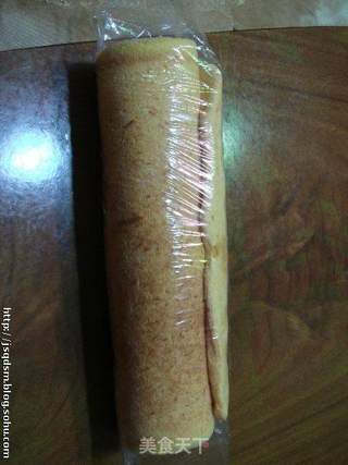 南瓜蛋糕卷的做法步骤:11