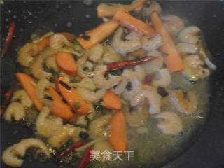 海米炒山药片的做法步骤:8