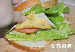 [菜谱换礼]火腿三明治的做法步骤：10