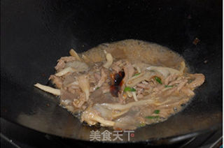 草菇肉片的做法步骤：9