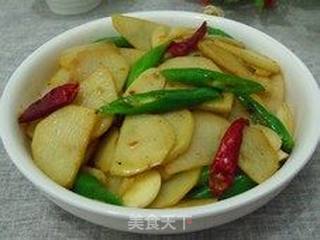 尖椒土豆片的做法步骤:6