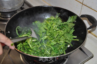 蒜蓉茼蒿的做法步骤:4