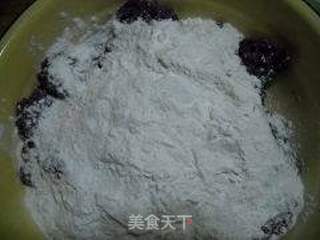 白麻紫薯饼的做法步骤:3