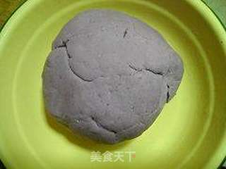 白麻紫薯饼的做法步骤:4
