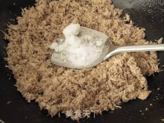 自制黑芝麻肉松的做法步骤:10
