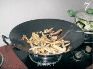 肉烧茄子煲的做法步骤:7