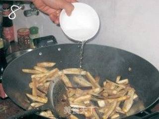 肉烧茄子煲的做法步骤:8