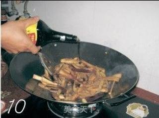 肉烧茄子煲的做法步骤:10