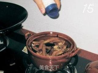 肉烧茄子煲的做法步骤:15
