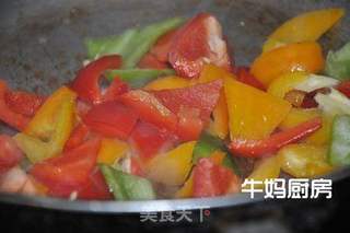 [菜谱换礼]。。。五彩肉片的做法步骤：5