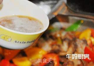 [菜谱换礼]。。。五彩肉片的做法步骤：7