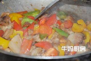 [菜谱换礼]。。。五彩肉片的做法步骤：8