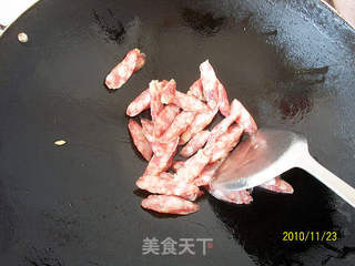 腊肠杏鲍菇的做法步骤：4