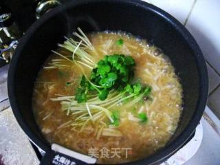 鱼骨大酱汤的做法步骤：5