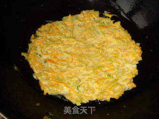 南瓜煎饼的做法步骤:7