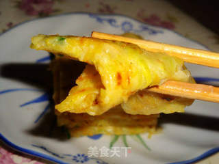 南瓜煎饼的做法步骤:9