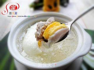 营养早餐:肉饼蛋汤的做法步骤:7