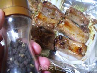黑椒蒜蓉烤排骨的做法步骤：6