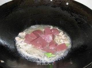 猪红韭菜的做法步骤:7