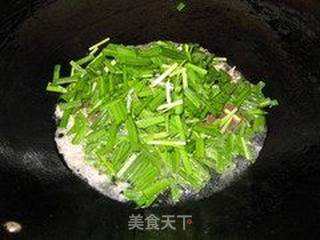猪红韭菜的做法步骤:8