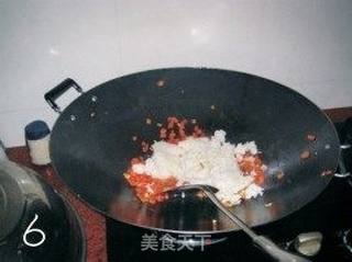 胡萝卜丁蛋炒饭的做法步骤:6